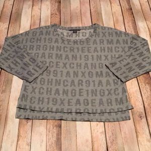 Armani Exchange Insignia Semi Sheer